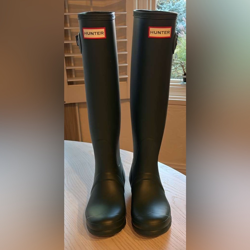 Hunter Tall Green Rain Boots